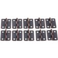 thumbnail image 1 of Hinge Furniture Accessories Jewelry Boxes Decorative Hinge Furniture Fittings for Cabinets 2518mm 10Pcs Antique Cabinet Hinges Rugged and Practical Workmanship (Color : Red Copper), 1 of 6