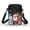 Christmas Character Pattern, variant on Chririnla Yorkie Christmas Pattern Crossbody Bag, Portable Shoulder Bag Polyester 2 Layer Cell Phone Purse for Travel Yoga
