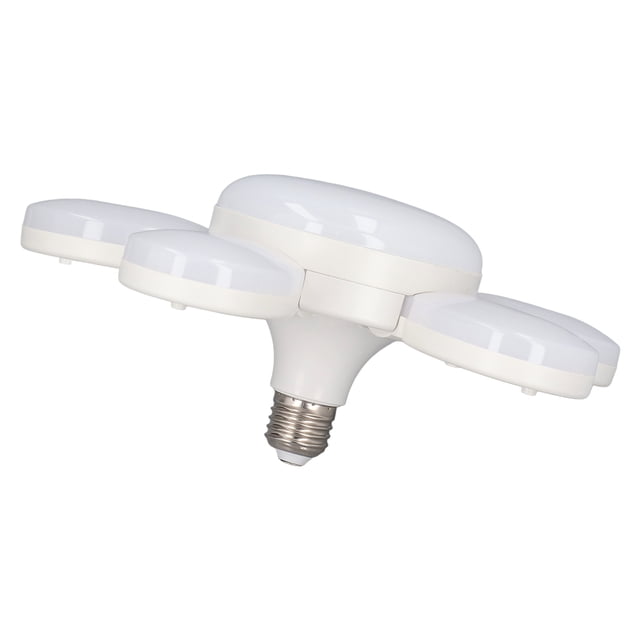 LED de Garaje LED, 8000lm de Alta Transmitancia 50W 6500K 85-265V Iluminación Blanca E27 E26 Luz de Techo de Garaje Deformable Para Corredor para Almacén