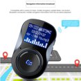 thumbnail image 3 of Tarjeta Fm Manos Libres Teléfono Pantalla Grande Coche Reproductor De Música Coche Bluetooth Mp3 Con Doble Carga Usb Para Coche Camión Vehículo Todoterreno Scienceny VI007030-00, 3 of 6