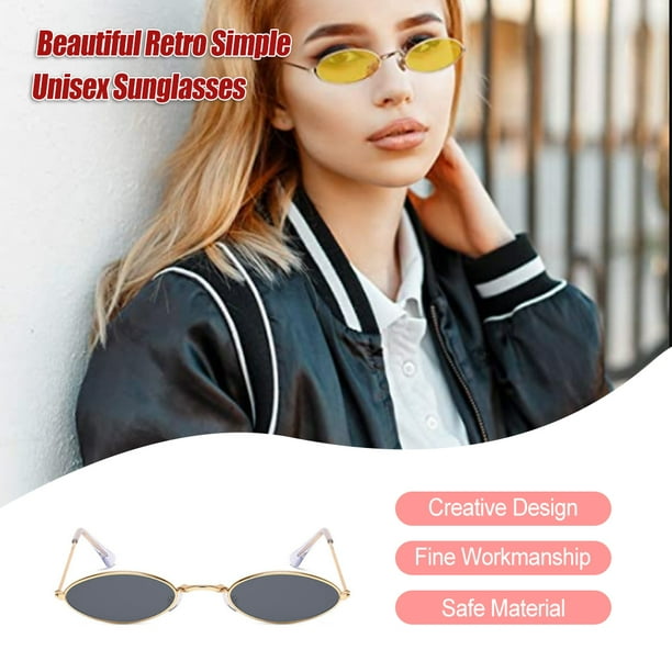 Sonducket Gafas de sol con estilo portatiles Retro Unisex multifuncionales para exteriores Vintage peso ligero suministro de viaje Lentes Tipo 8 Sonducket AP009105 08B Walmart en linea