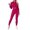 Hot Pink, variant on JIAYUE Women Set Corset‑Style Hooded Sweatshirt Elastic Drawstring Jogger Pants 2 Piece Outfit for Vacation Casual Walking