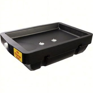 Hyper Tough 16 Quart Automotive Drain Pan – 420032HTMI – Black Oil Change Container-1201296