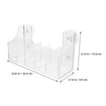 thumbnail image 2 of IDEANATEGRATE 2Ud Rack Organizador Para Puerta De Refrigerador Con Ventosas Y Acrílico Transparente, 2 of 8
