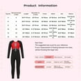 thumbnail image 7 of DPOIS Kids Girls Shiny Rhinestone Long Sleeve Full Body Unitard Jumpsuit Blue 6, 7 of 7