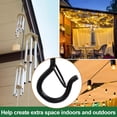thumbnail image 2 of Q Hanger Hooks with Safety Buckle Screw in Ceiling Hooks for Hanging Plants Outdoor String Lights and Home Decor Wall Hooks, 2 of 3