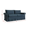thumbnail image 5 of Home Design Emerson Rolled Arm 3-Seater Sofa, Upholstered with Nailhead Trim, Classic Blue Fabric, 5 of 8