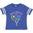 thumbnail image 3 of Inktastic Autism Awareness Heart Ribbon and Puzzle Pieces Boys or Girls Toddler T-Shirt, 3 of 5