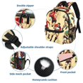 thumbnail image 3 of Football Airport Backpack Preppy Cute Mini Shoulder School Backpack Lightweight with Adjustable Shoulder Strap Large Capacity Printed Design, 3 of 6