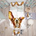 thumbnail image 2 of Designart 'Funny Brown Dog Basset' Modern & Contemporary Duvet Cover Set, 2 of 2