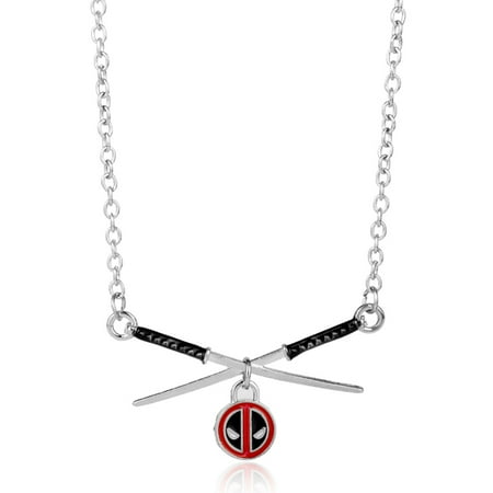 - Deadpool Samurai Sword Necklace Action Hero Tarnish Resistant Chain Pendant J-94
