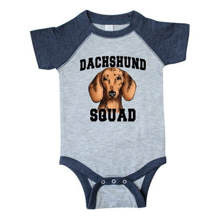 

Inktastic Dog Dachshund Squad Gift Baby Boy or Baby Girl Bodysuit