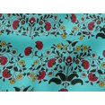 thumbnail image 4 of oneOone Viscose Jersey Fabric Leaves & Floral Block Printed Craft Fabric BTY 60 Inch Wide, 4 of 4