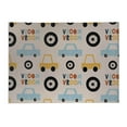 thumbnail image 2 of Vroom vroom Colorized Taupe Kids Play Mat, 2 of 5