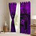 thumbnail image 3 of Feelyou Cartoon Game Console Black Out Curtains for Boys, Purple Stripes Lines Curtains Pack of 2 (42x63 Each), Modern Game Controller Bedroom Curtains, Living Room Curtains Decor, 3 of 6