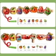 thumbnail image 5 of Wooden Stringing Beads Game, Beech Wood Educational Toy, Color Learning Puzzle, Fine Motor Skills Training, Logical Thinking Activity, Montessori Learning, Bead Threading Toy, 5 of 9