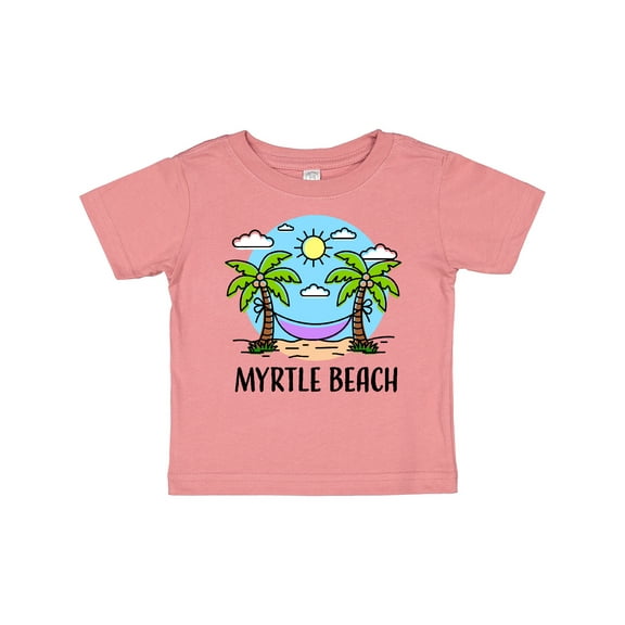 Inktastic Summer Vacation in Myrtle Beach Boys or Girls Baby T-Shirt