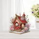 thumbnail image 4 of (LB167) Con Doble Cara Casa Flores Divertidos Diamantes Punteados E Impresión Alta en Una Dos Caras 25 Cm Likrtyny, 4 of 9