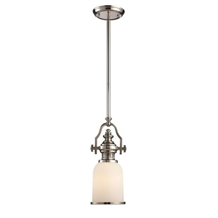 Elk Lighting Chadwick Led Mini Pendant In Polished Nickel Elk Lighting Chadwick Led Mini Pendant In Polished Nickel