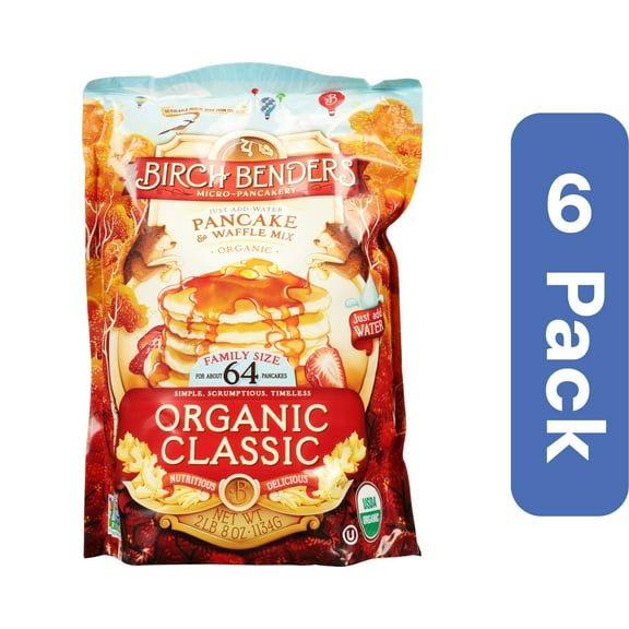 Birch Benders Classic Pancake & Waffle Mix 40 oz (Pack Of 6)