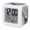 Grey, variant on Grey Ombre Marble Digital Alarm Clock for Bedrooms, Smart LED Alarm Clock with 7 Color Changing Night Light, Gray Marble Crack Abstract Modern Silent Wake Up Clocks for Sleep Study Cooking 3.2"x3.2"