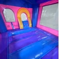 thumbnail image 3 of Pogo Bounce House Crossover Bounce House with Slide, Deluxe Pink, 3 of 8