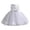 White, variant on Stylish Mesh Ball Gown Dress for Little Girls 2-10T – Short Lace Flower Tulle Party Dress for Wedding, Prom & Evening Dance