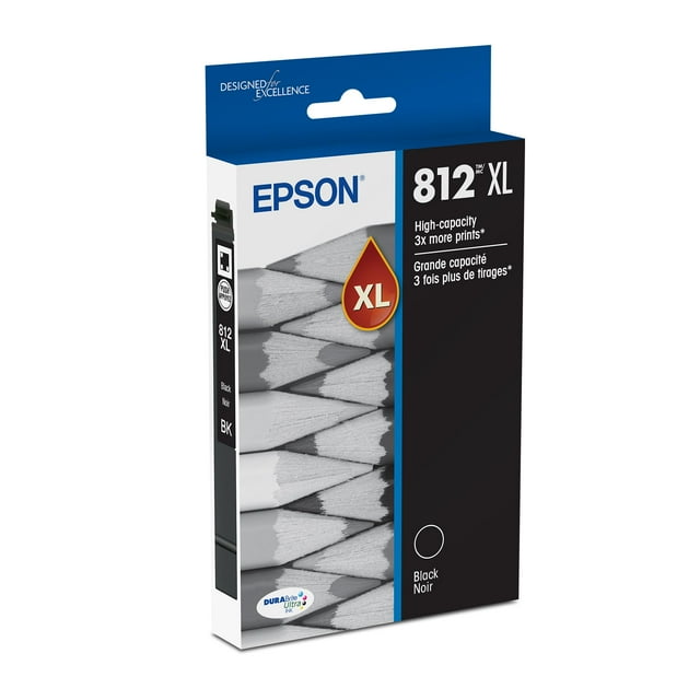 Cartucho de tinta Epson 812 DuraBrite Ultra High Capacity negro