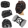 thumbnail image 1 of 2 peines para el pelo con perlas, pinzas elásticas mágicas para el pelo, peines elásticos, pinzas dobles, pasador para el pelo para mujer, 1 of 5