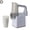 Gray With stand, variant on SXCRFKXH Multifunctional Electric Cheese Grater Portable Salad 4 Maker Rotary Shapes U9P2 40W Slicer with Ele Shredde Different
