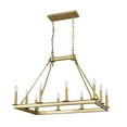 thumbnail image 3 of Z-Lite 482-10L-OBR Island Lighting Olde Brass Steel Barclay Olde Brass, 3 of 8