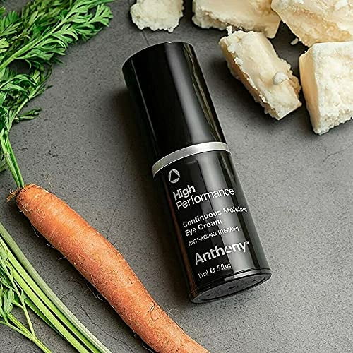 Anthony Anti-Aging Continuous Moisture Eye Cream, 0.5 Fl Oz, Contains Vitamin A, C, and E, Caffeine, Jojoba, Squalane, Reduces Puffiness and Appearance Of Dark Circles and Fine Lines Pack of 3