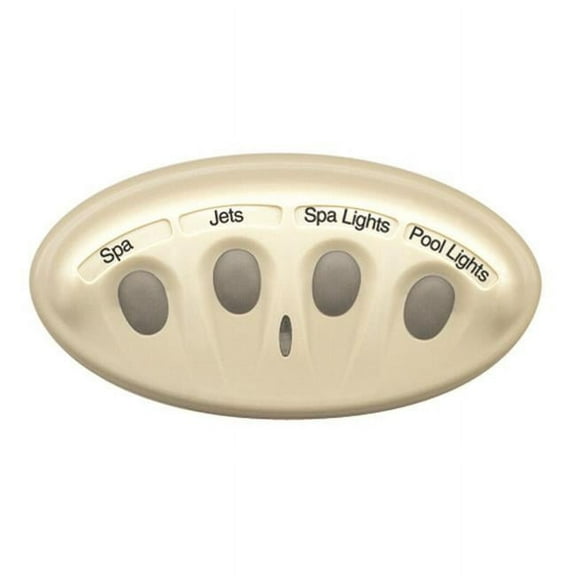 Pentair 521885 iS4 Four-Function Spa-Side Remote, White, 100 Foot Cord, Compatible With IntelliTouch & EasyTouch