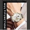 thumbnail image 4 of LAATIKUI Reloj de Cuarzo para Hombre Impermeable Casual de Negocios Luminoso para Regalo, 4 of 9