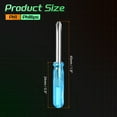 thumbnail image 2 of Uxcell 20pcs PH1 Mini Destornillador Phillips #1 1.8" Longitud Destornilladores 1" Acero al Carbono con Mango Ergonómico para Reparaciones DIY, Azul, 2 of 7