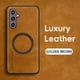 thumbnail image 3 of Luxury Leather For Magsafe Charging Iron Ring Phone Case For Samsung Galaxy S23 S24 Ultra S22 S24 Plus S21 S23 FE Cover, 3 of 5
