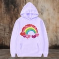 thumbnail image 6 of SGFCWSX Girls Oversized Heart Print Hoodie, Kids Soft Pullover Fahion with Pocket Sweatshirt for Daily Casual Wear Purple Size 9-10 Years, 6 of 6