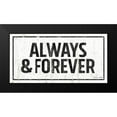 thumbnail image 2 of Ball, Susan 14x9 Black Modern Framed Museum Art Print Titled - Always and Forever, 2 of 5