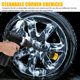 thumbnail image 5 of Juego de 4 cepillos para autos con cerdas duras - Kit de limpieza detallada para lavado de vehículos, accesorios plásticos y nylon en color amarillo (taladro no incluido), 5 of 6