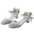 thumbnail image 2 of Zecgelong Girls High Heel Glitter Shoes Little Kid Big Kid 3-10 Years Formal Party Performance Dance Footwear, 2 of 5