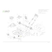 EGO Power+ Genuine OEM Fan for LM2130 Lawn Mower - 3403110001