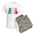 thumbnail image 5 of CafePress - Irish Italian Women's Light Pajamas - Women's Short Sleeve Print T-Shirt and Pants Light Cotton Pajama Set, 5 of 7