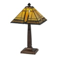 thumbnail image 2 of Meyda Tiffany 147482 Sierra Prairie Mission 1 Light 21" Tall Hand-Crafted Table Lamp -, 2 of 2