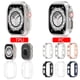 thumbnail image 2 of Cubierta de marco de parachoques de reloj inteligente de TPU para Apple Watch Ultra 49 mm (blanco claro) Ehuebsd Para estrenar, 2 of 9