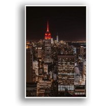 IDEA4WALL Framed Canvas Wall Art for Living Room, Bedroom Brooklyn Bridge and New York City Canvas Prints for Modern Home Decoration Ready to Hang