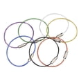 thumbnail image 1 of HAMPPLIES 7Pcs Stainless Steel Wire Chain Keyrings Assorted Colors Easy to Use Heavy Duty for Keys, 1 of 8