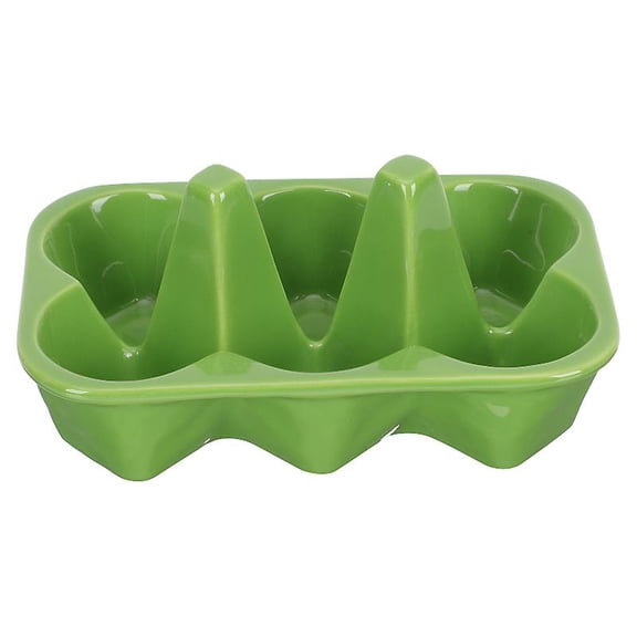 1pcs Ceramic Egg Plate