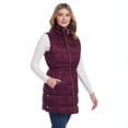 thumbnail image 3 of Women's Weathercast Box Quilted Longline Puffer Color: Taupe Size: LARGE, 3 of 4