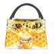 thumbnail image 1 of Disketp Honey Bee Bolsa Térmica Estampada, Bolsa Térmica Aislante para Almuerzo, Playa y Campamento, 1 of 6