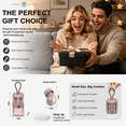 thumbnail image 3 of AI Sleep Earbuds Bluetooth 6.0 in Ear, Mini Sleep Headphones with Sleep Monitor and APP, Small Earplugs for Side Sleepers, 48H Playtime Sleep Earphones with Sleep Mode, Personal Alarm, Rosegold, 3 of 10